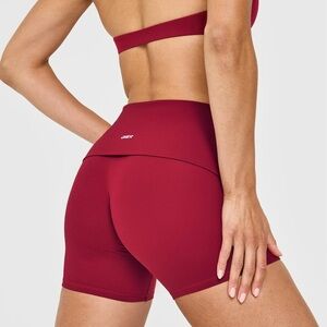 Oner Active SoftMotion™ Fold Over Shorts 6" | Ruby Red - S